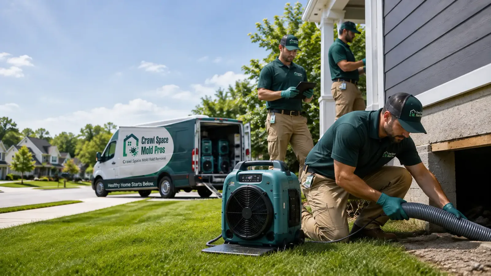 Crawl Space Mold Removal in Midlothian, MD